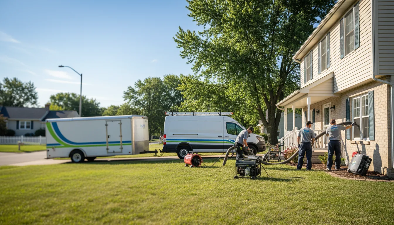 Flooded Basement Restoration And Cleanup With Repair in Stamps, AR near me